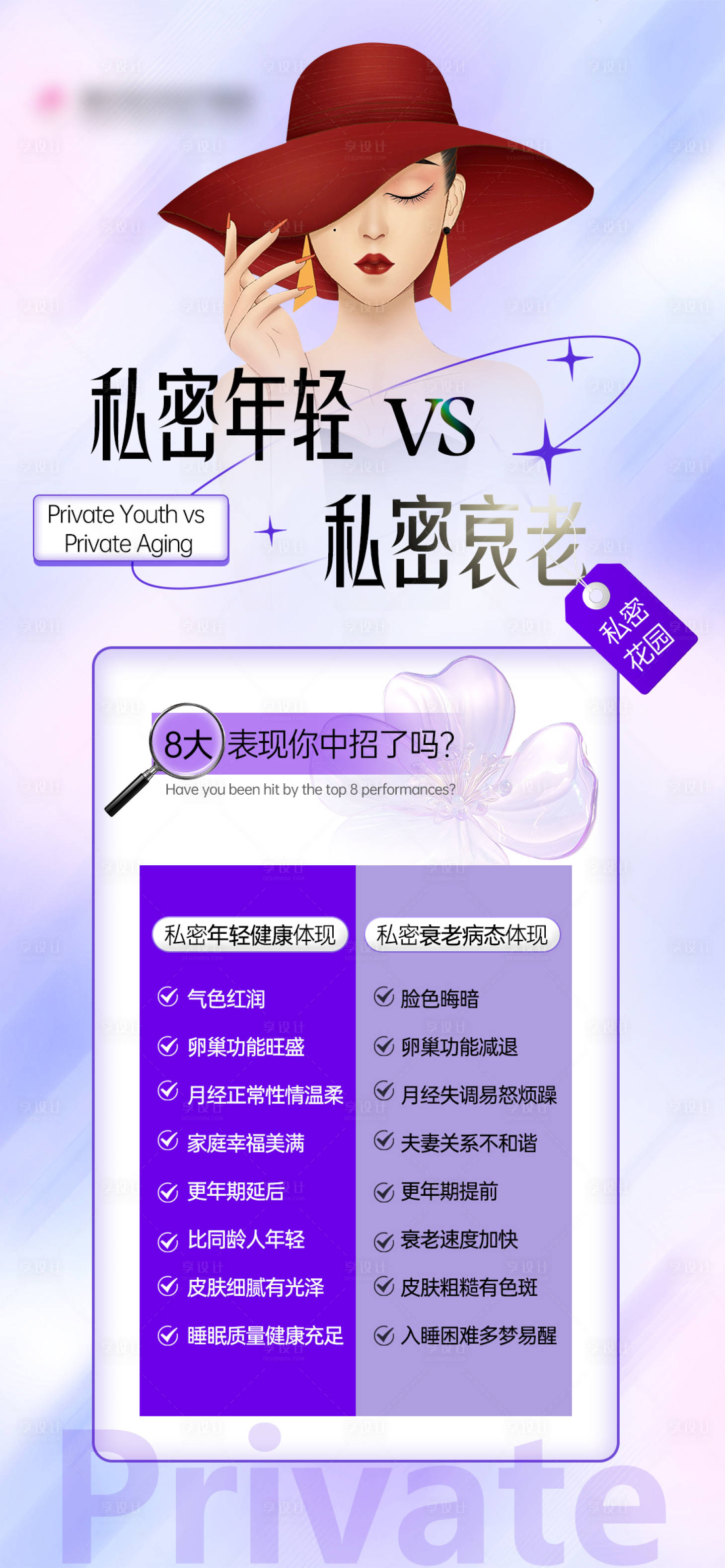 源文件下载【享设计】搜索编号：90600031516617012【医美妇科私密海报】
