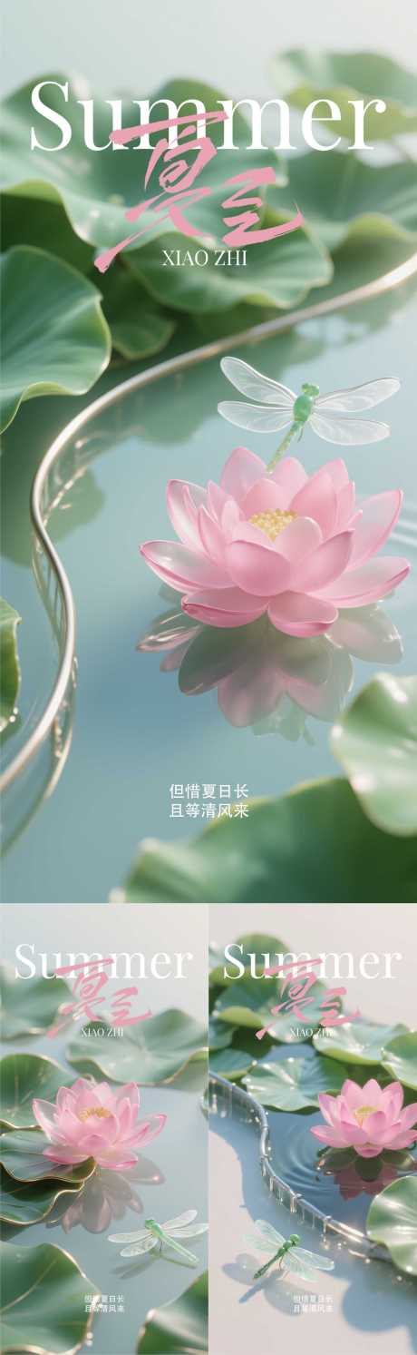 源文件下载【夏至节气海报】编号：27890031440678731