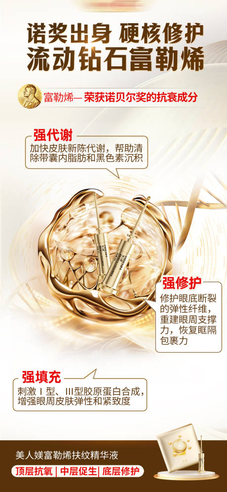 源文件下載【享設計】搜索編號：76470031443535188【高端醫美化妝品詳情海報設計】