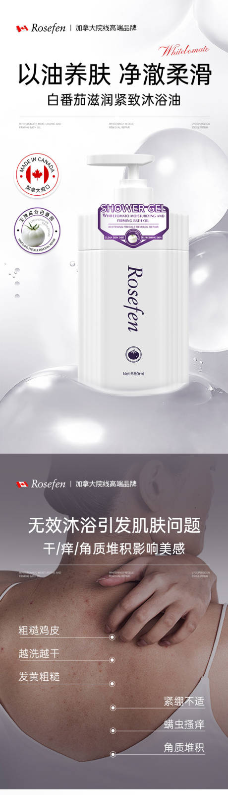 源文件下载【白番茄沐浴露电商详情页】编号：93380031444586440