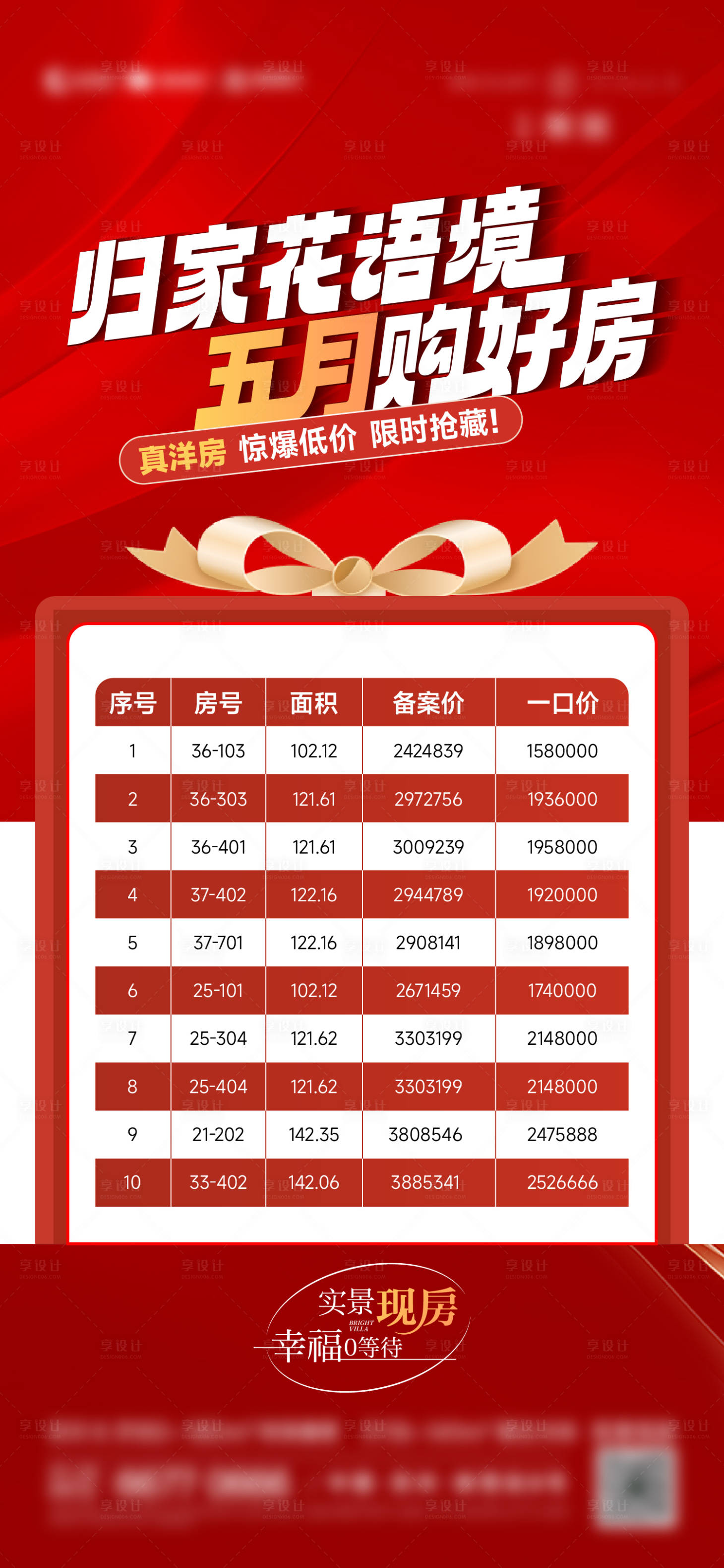 源文件下載【地產(chǎn)五月特價房海報】編號：94730031460938862