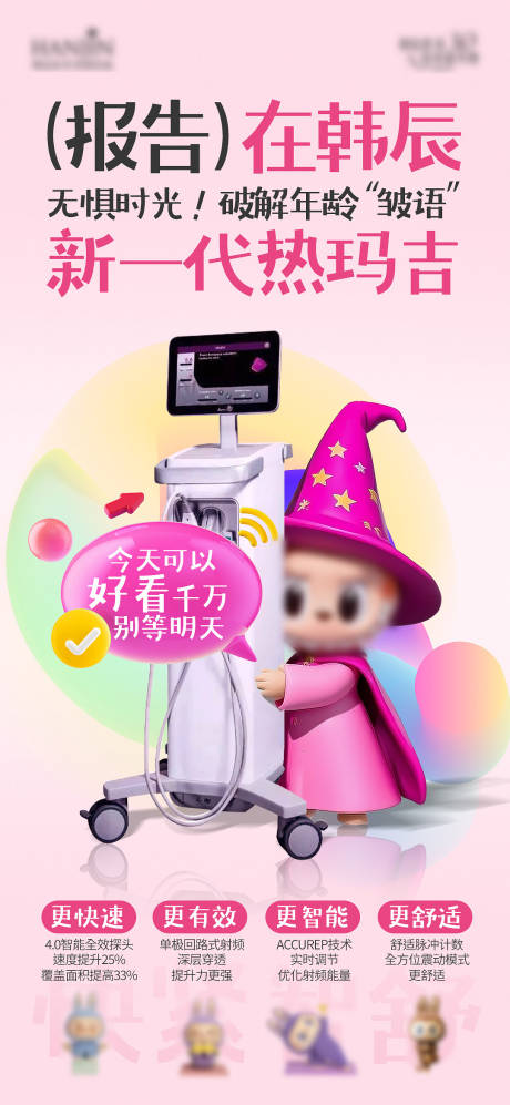 源文件下载【医美热玛吉labubu热点海报】编号：21310031623441003