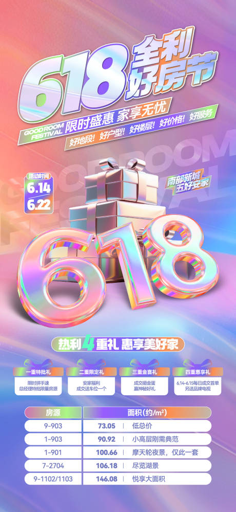 源文件下载【618促销电商海报 】编号：63910031520741377