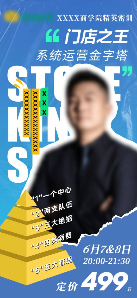 源文件下載【享設(shè)計(jì)】搜索編號：36060031653391003【門店之王系統(tǒng)運(yùn)營金字塔人物海報(bào)】