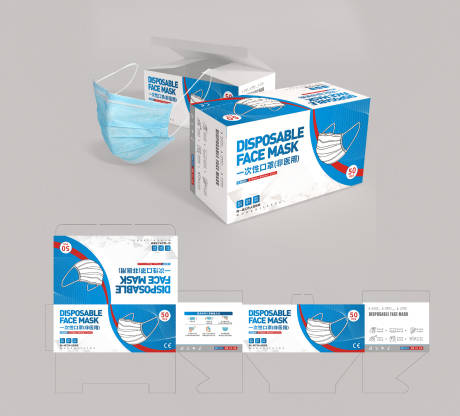 口罩包装设计 