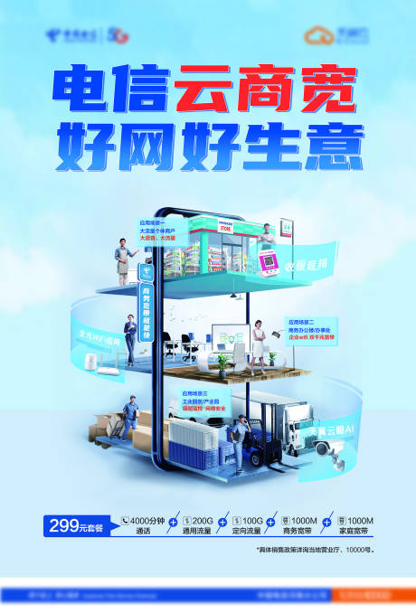 源文件下载【享设计】搜索编号：56400031459816758【通讯宽带海报】
