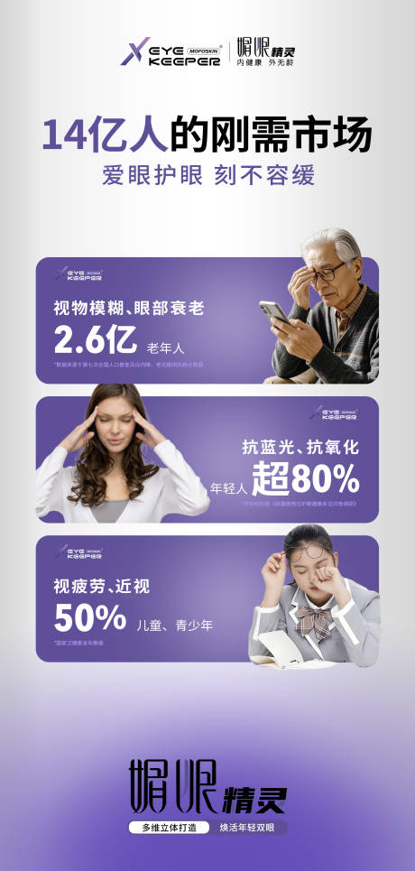 源文件下载【媚眼精灵护眼市场宣传海报】编号：66600031490783375