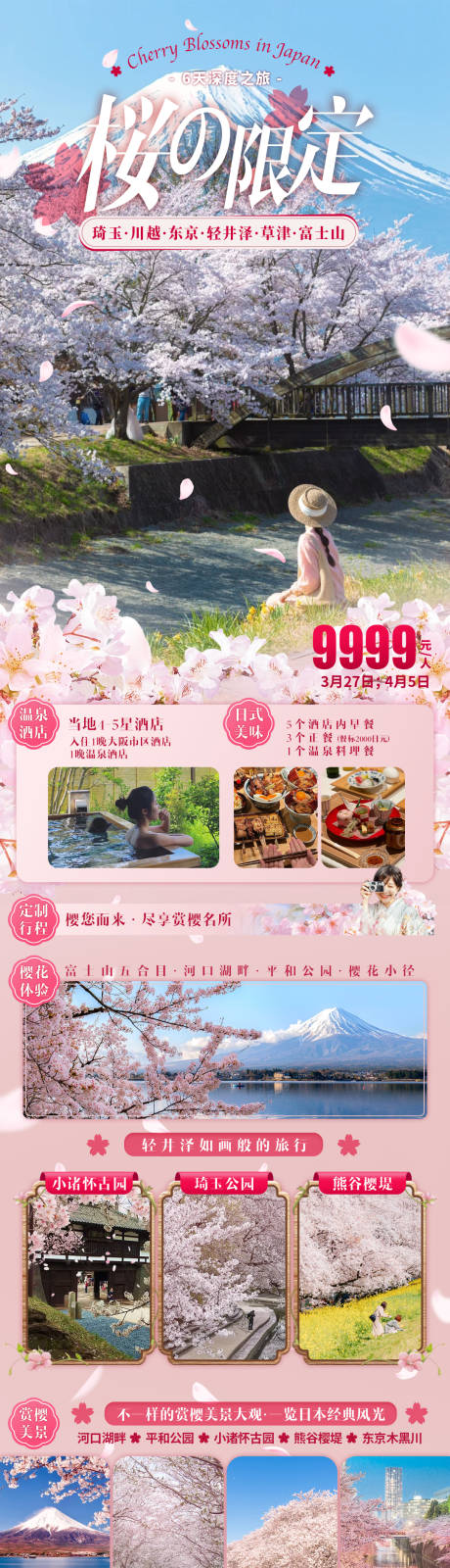源文件下载【樱之限定旅游长图海报】编号：55650031277246823