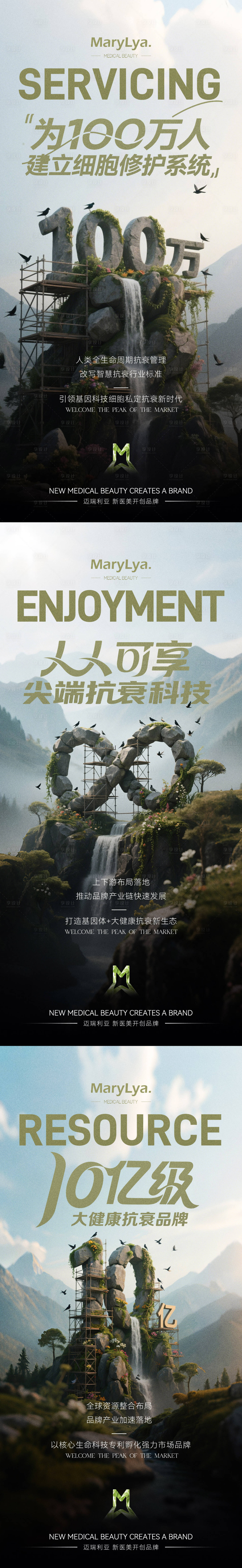 源文件下载【大健康造势宣发海报】编号：23840031253237469