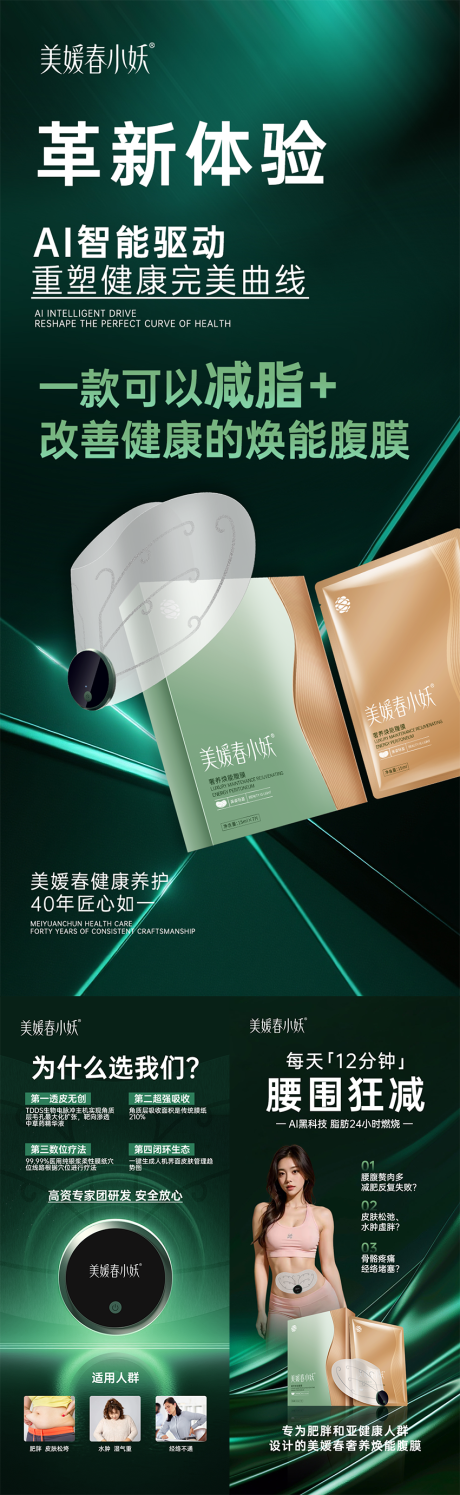 源文件下载【AI瘦身造势系列海报】编号：96580031209826735