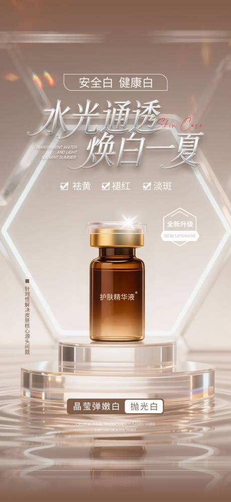 源文件下载【医美精华液产品项目海报】编号：10370031557857116