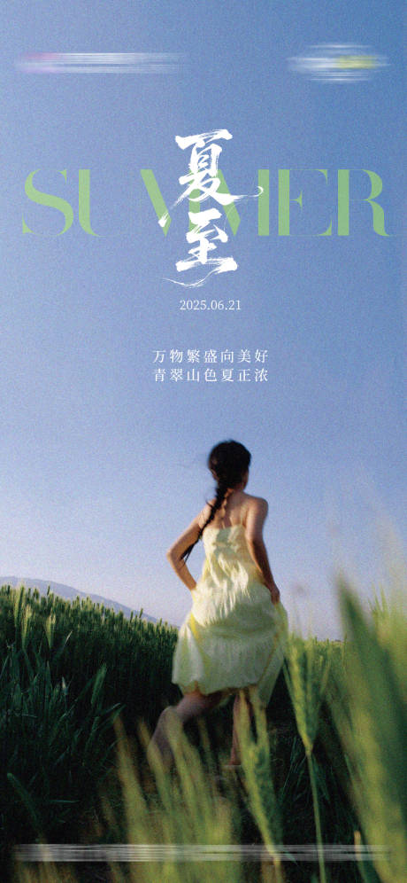 源文件下载【夏至海报】编号：65990031355437543