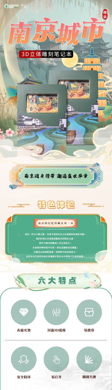 源文件下载【南京城市文创产品电商详情页】编号：70770031522962136
