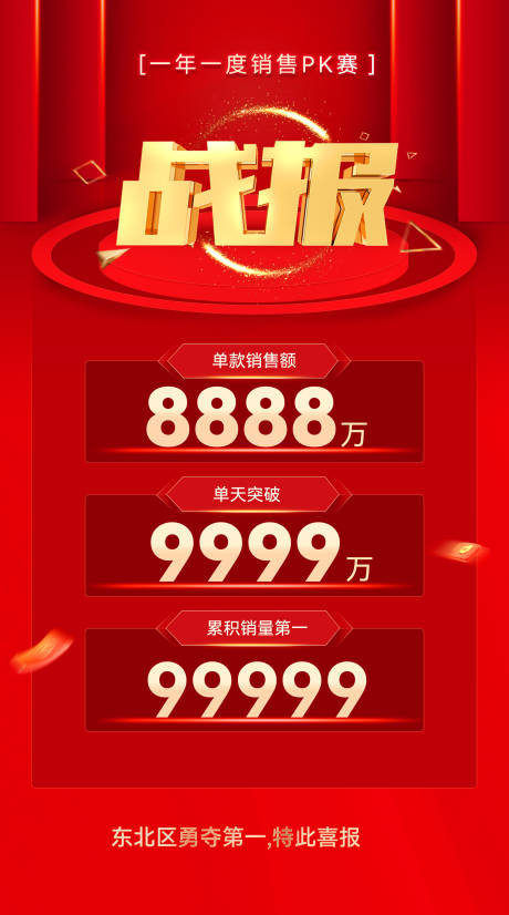 源文件下载【享设计】搜索编号：20050031628634545【战报海报】