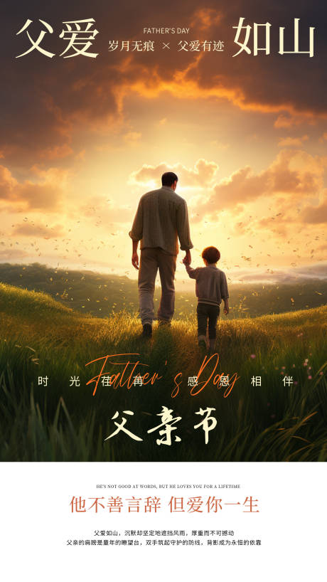源文件下载【父亲节海报】编号：68390031184185463