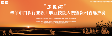 源文件下载【白酒行业职工技能大赛背景板】编号：70840031631488824