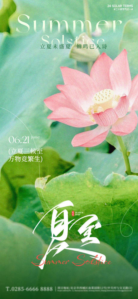 源文件下载【夏至海报】编号：58070031152836947