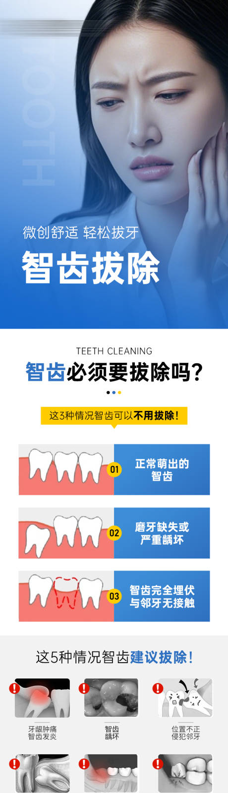 源文件下载【智齿拔除长图】编号：89420031127234219