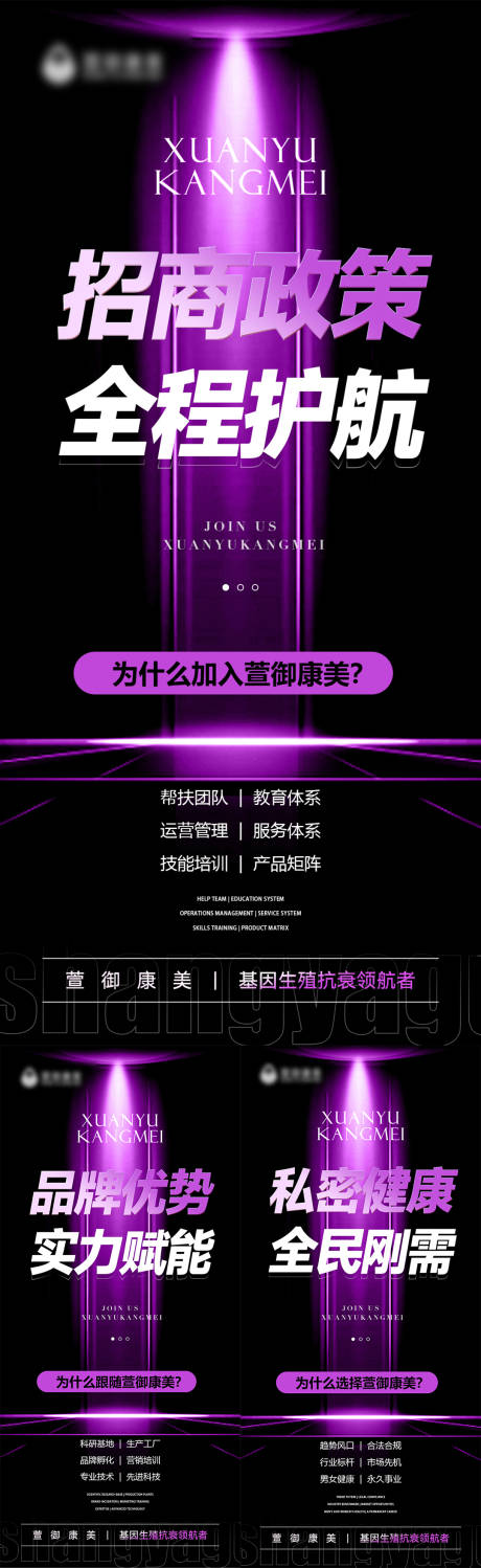 源文件下载【医美私密招商系列海报】编号：17850031496822089
