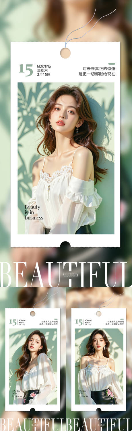 源文件下載【醫美早安海報】編號：15050031599505583