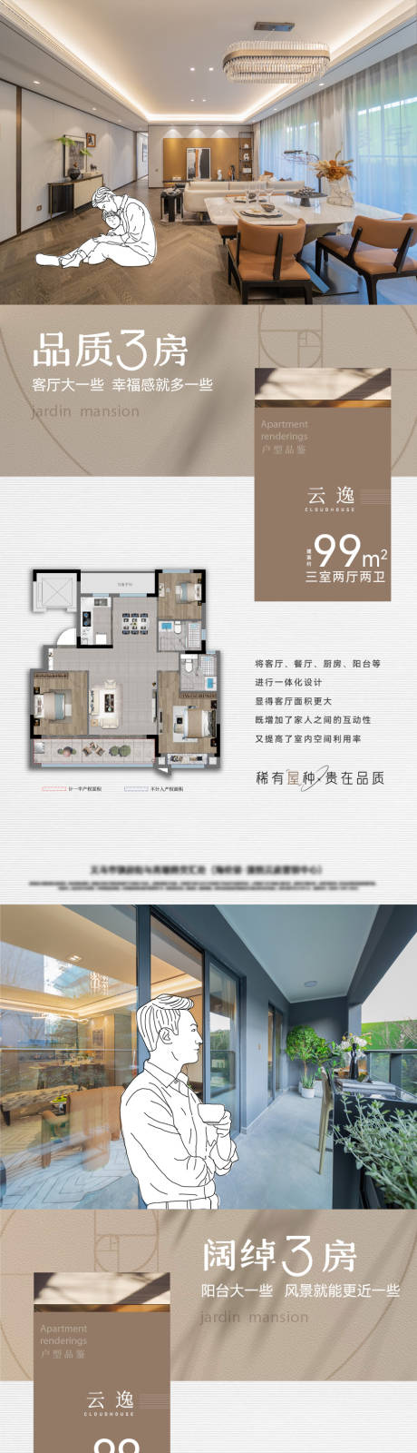 源文件下载【高端地产户型价值点海报】编号：17360031117361157