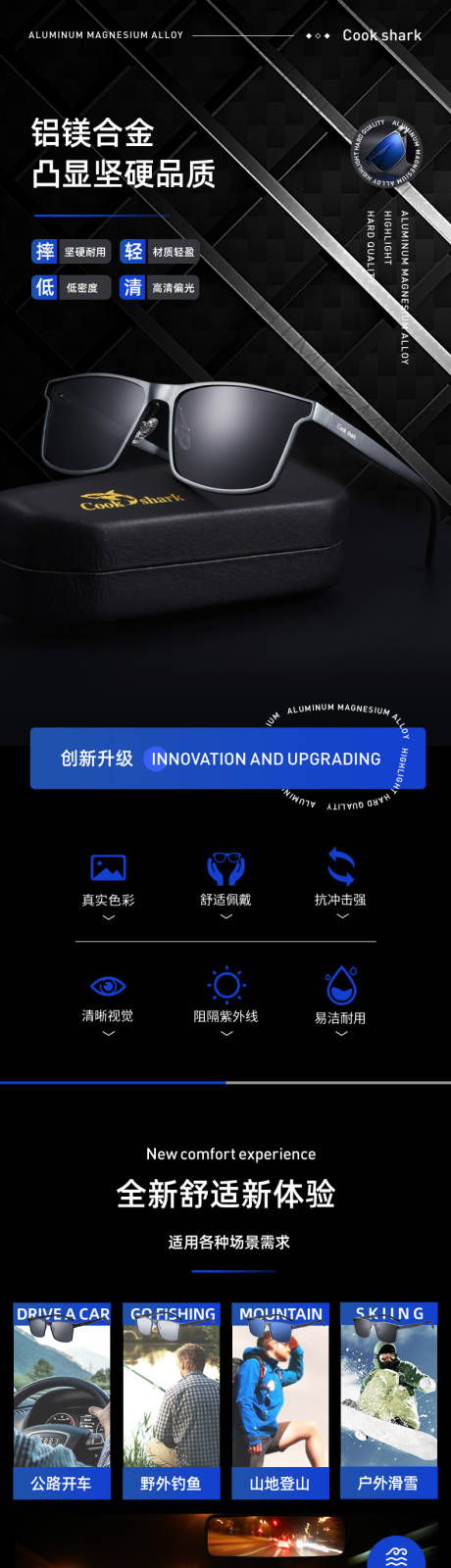 源文件下载【墨镜促销电商详情】编号：22170031583979100