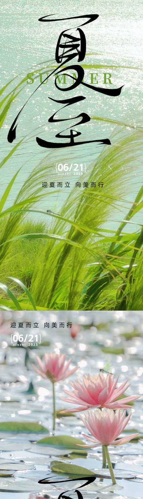 源文件下载【享设计】搜索编号：84340031218284871【夏至清新系列海报】