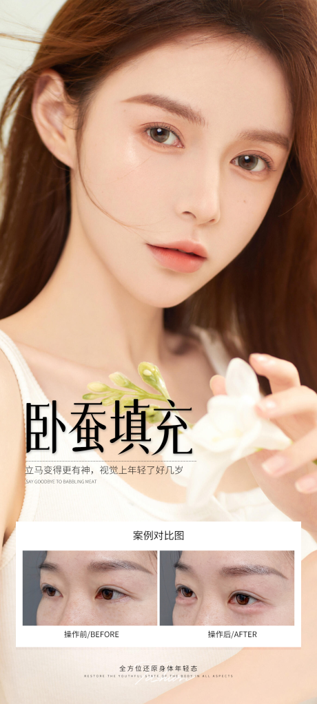 源文件下载【享设计】搜索编号：57540031656782861【卧蚕填充海报】