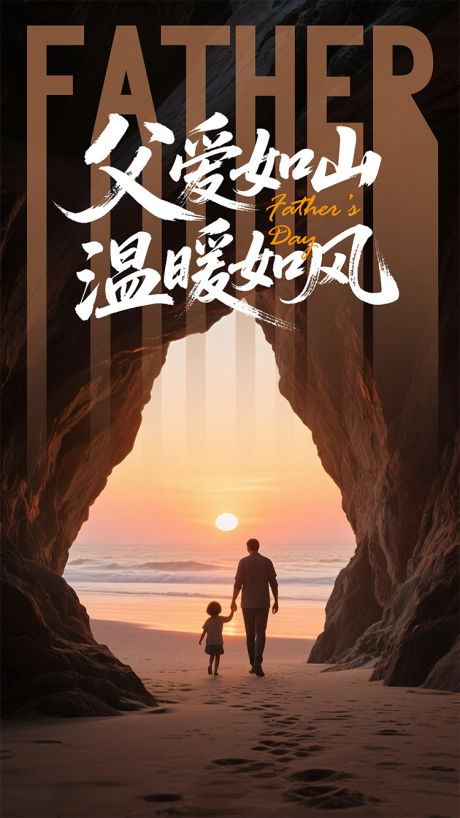 源文件下载【父亲节宣传温馨海报】编号：86450031355089287
