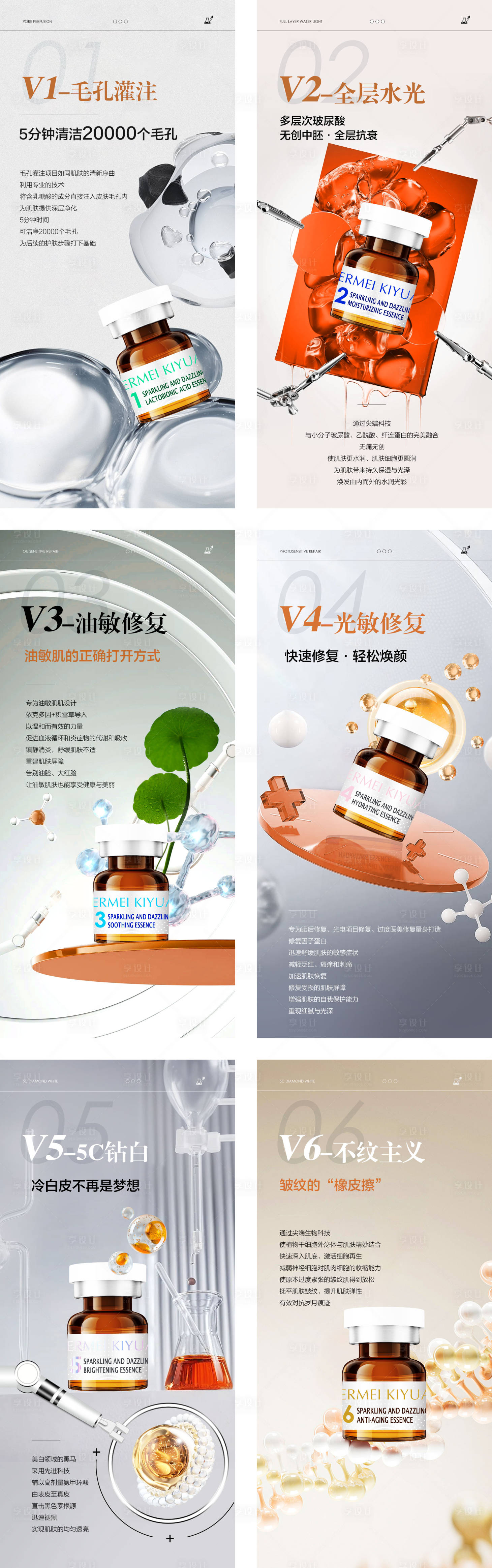 源文件下载【享设计】搜索编号：40730031189971135【医美精华项目套组】