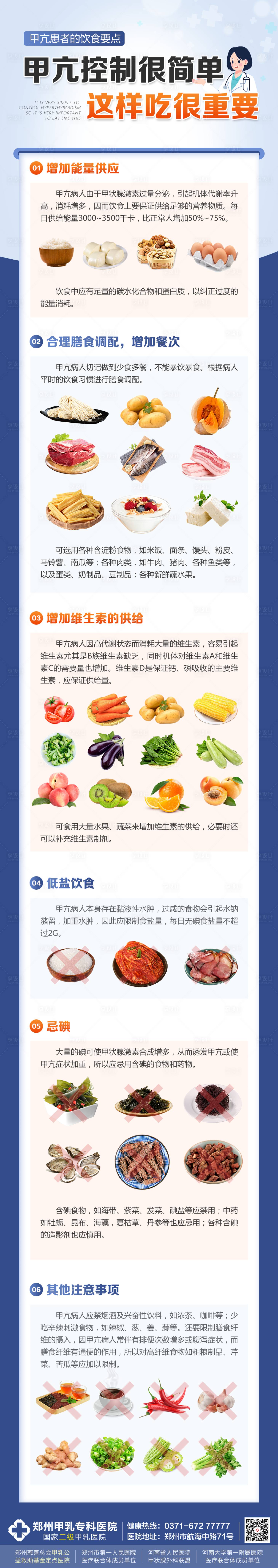 源文件下載【享設計】搜索編號：44000031266681372【甲狀腺科普甲亢飲食注意】