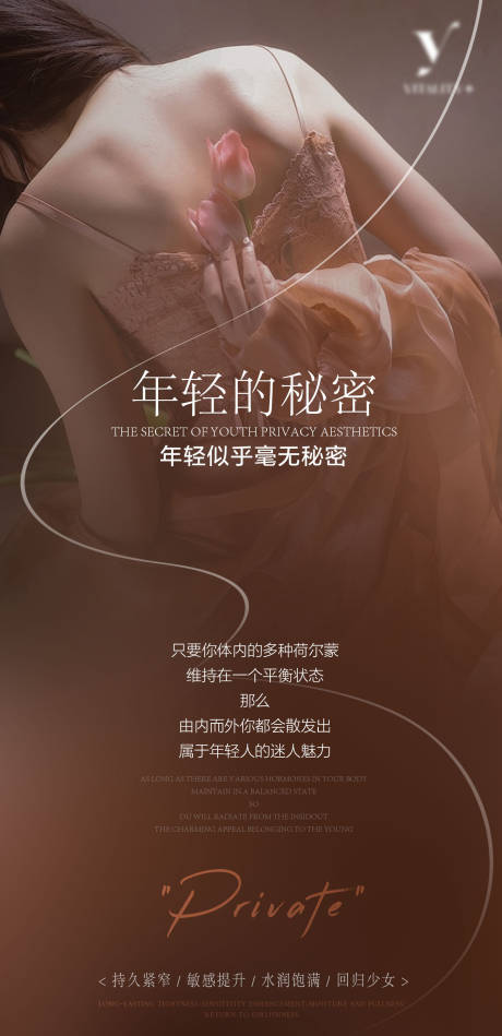 源文件下载【私密抗衰海报】编号：90100031407433393