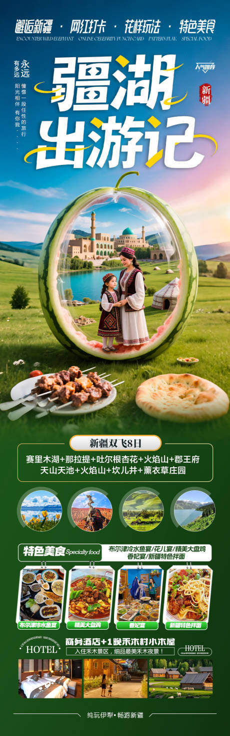 源文件下載【新疆旅游海報阿勒泰北疆南疆】編號：51720031525679048