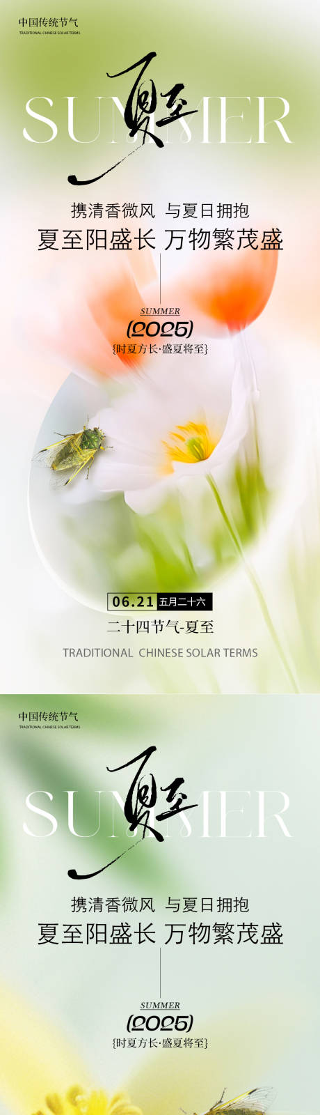 源文件下载【夏至清新风格花朵系列 】编号：41850031277013509