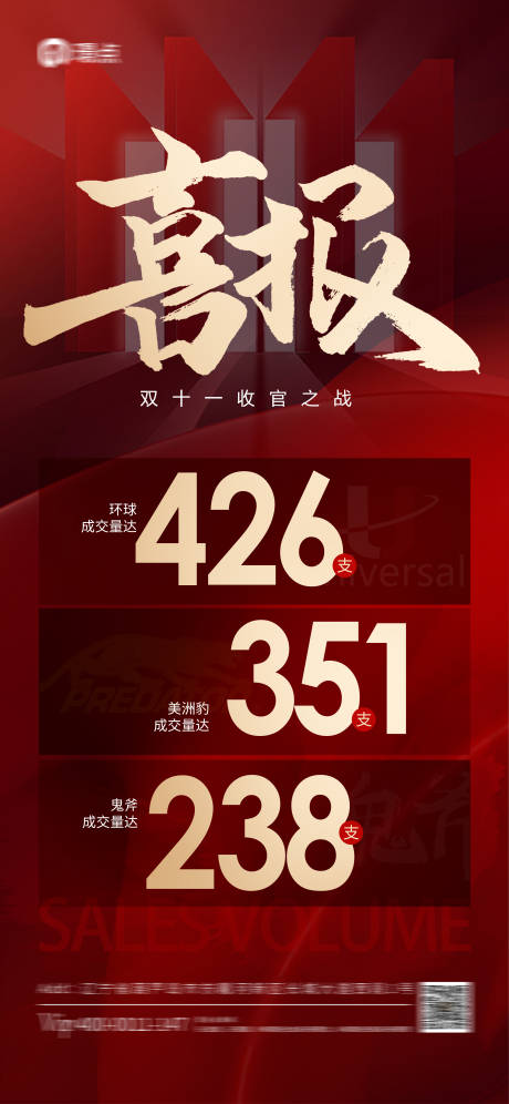 源文件下载【双十一销量战报】编号：65200031169851314