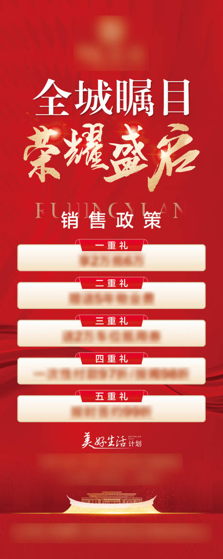 源文件下载【地产销售政策展架】编号：19230031606501948