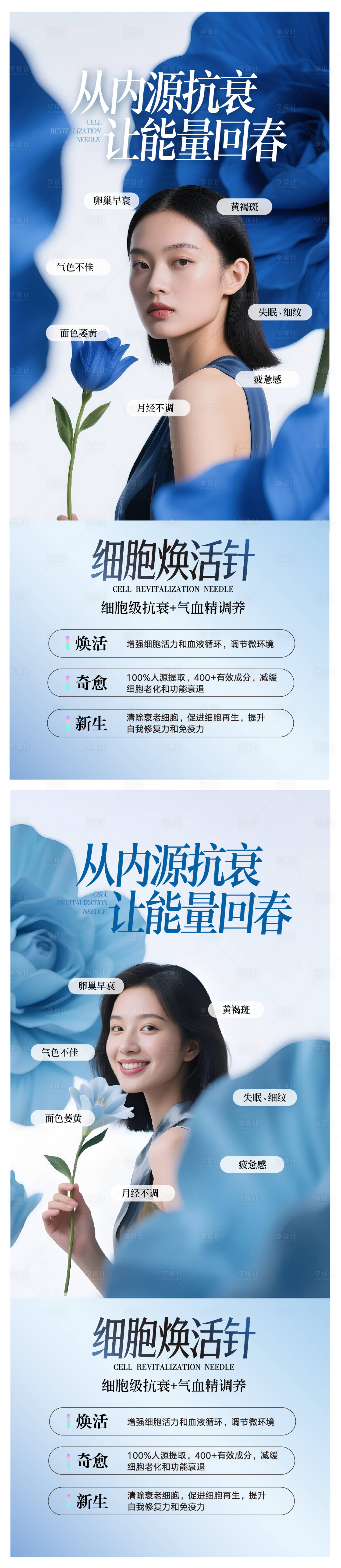 源文件下载【享设计】搜索编号：60420031444724043【细胞焕活私密海报】