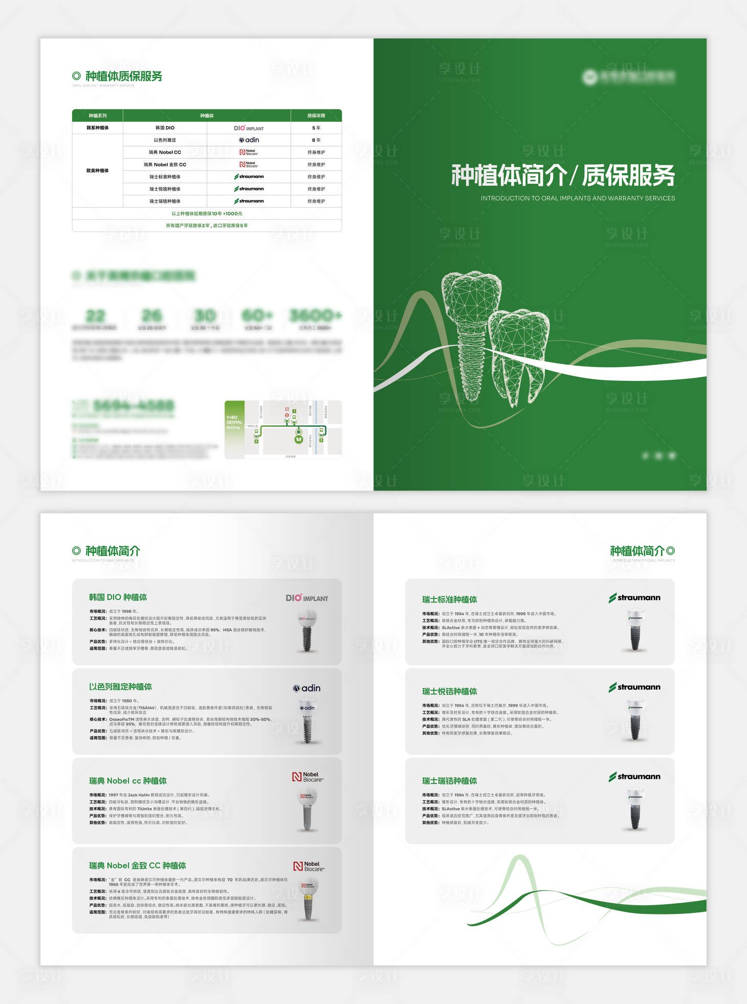 源文件下載【享設計】搜索編號：87970031576774819【口腔醫(yī)院種植體簡介 】