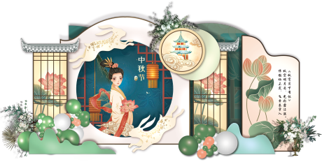 源文件下载【中秋节活鹅美陈】编号：57120031350621762