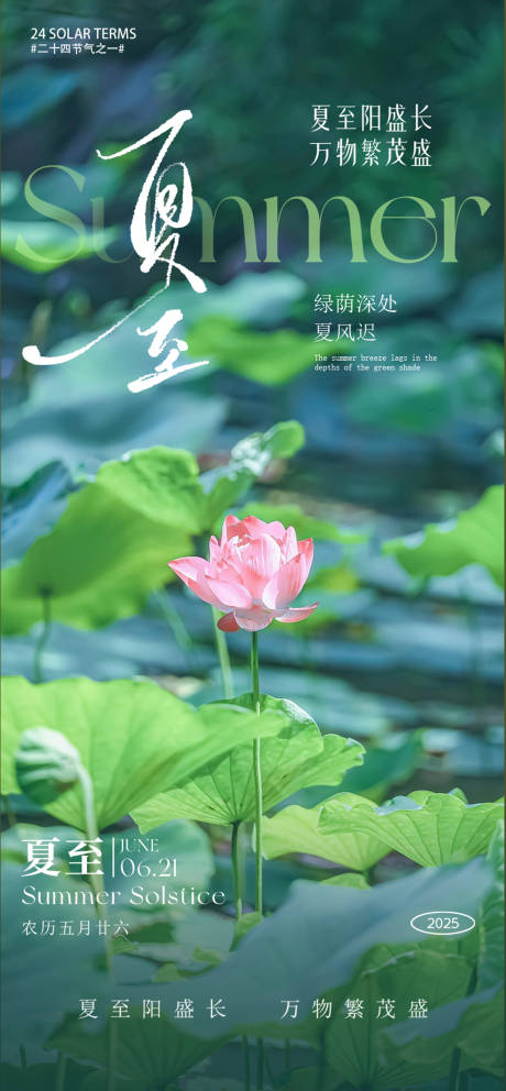 源文件下载【享设计】搜索编号：15010031399921597【夏至海报】