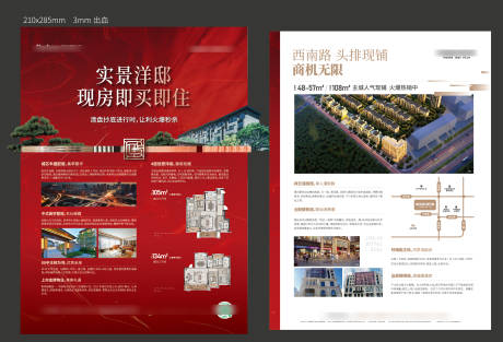 源文件下载【红金DM宣传单】编号：58470031294907490