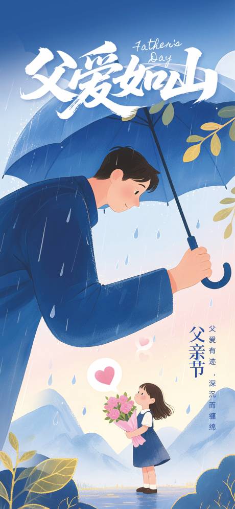 源文件下载【父亲节宣传海报】编号：46130031302753782