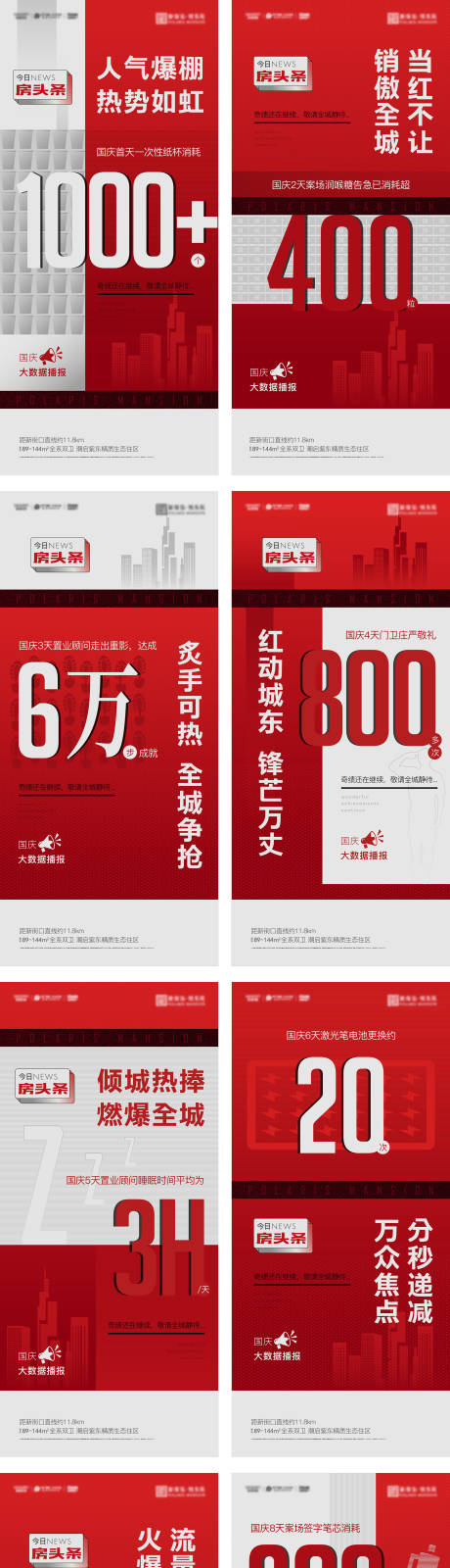 源文件下載【享設(shè)計(jì)】搜索編號(hào)：65560031159838351【地產(chǎn)熱銷數(shù)據(jù)價(jià)值點(diǎn)系列海報(bào)】