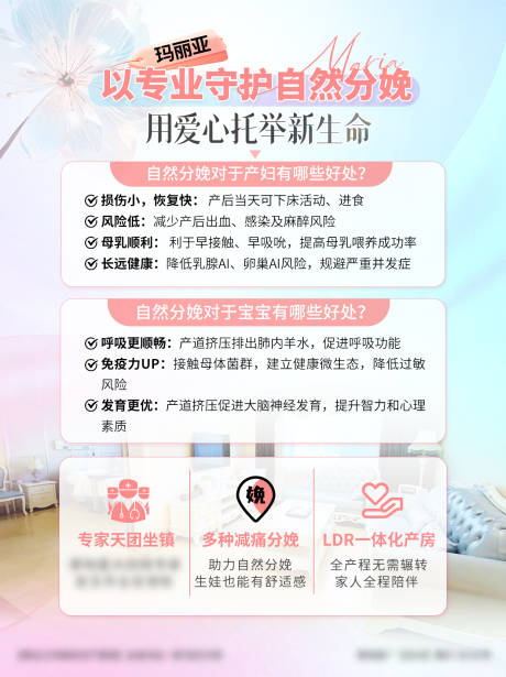 源文件下載【享設計】搜索編號：44060031345814426【醫療分娩海報】