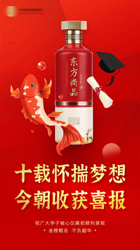 源文件下載【享設計】搜索編號：73060031183482101【金榜題名喜報海報】