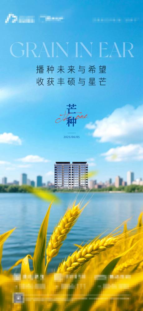 源文件下载【地产芒种节气刷屏海报】编号：30750031167941144