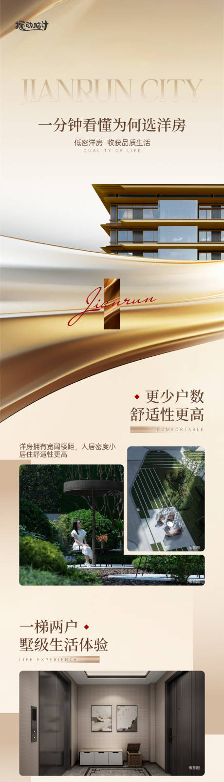 源文件下载【地产洋房价值点长图海报】编号：41240031302832472