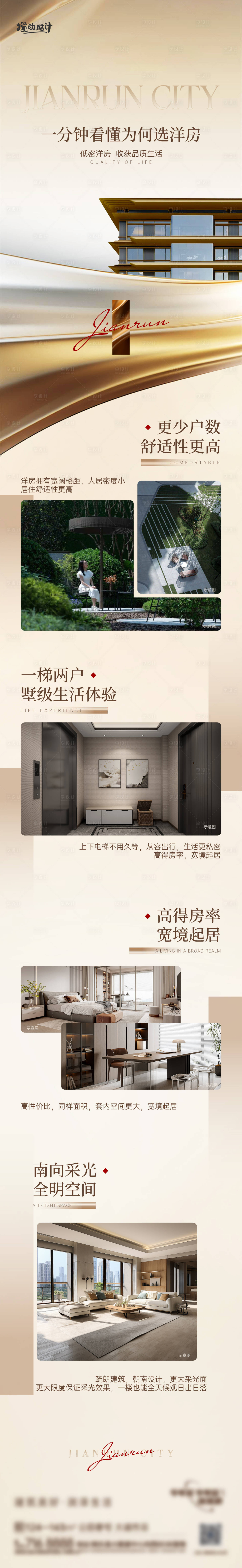 源文件下載【享設計】搜索編號：41240031302832472【地產洋房價值點長圖海報】