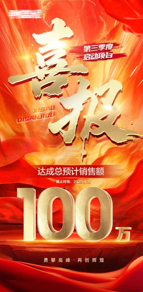 源文件下載【享設計】搜索編號：16640031193404623【爆款喜報戰報海報】