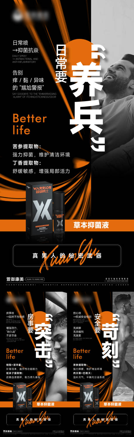 源文件下载【男性私护保健品海报】编号：24910031336624501
